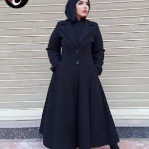 بالطو طويل اسود Long Black Coat