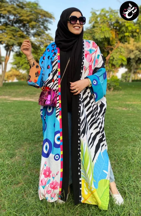 Long Women Multi Colors Cardigan