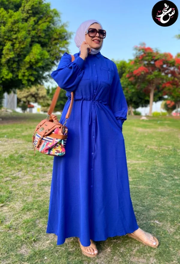 Long Dress - Blue - Image 4