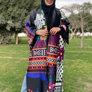 Long Palestinian style Cardigan