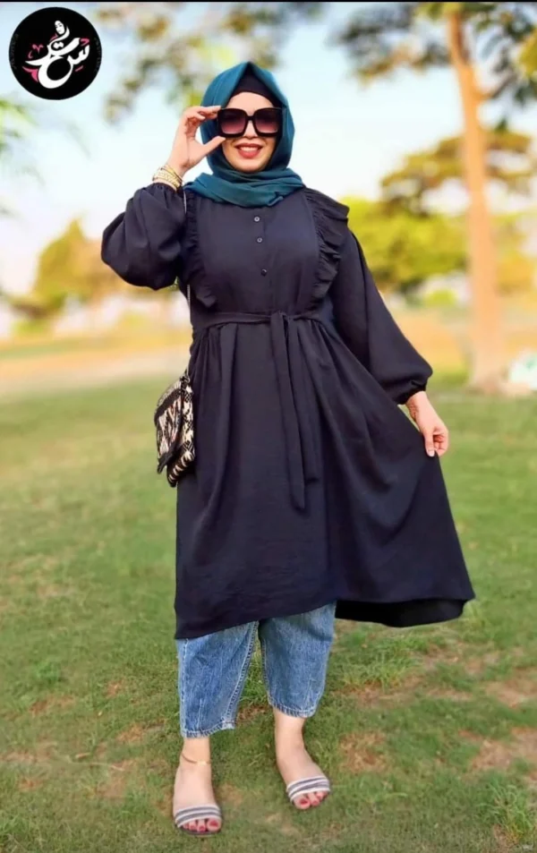 Over Size Blouse - Black