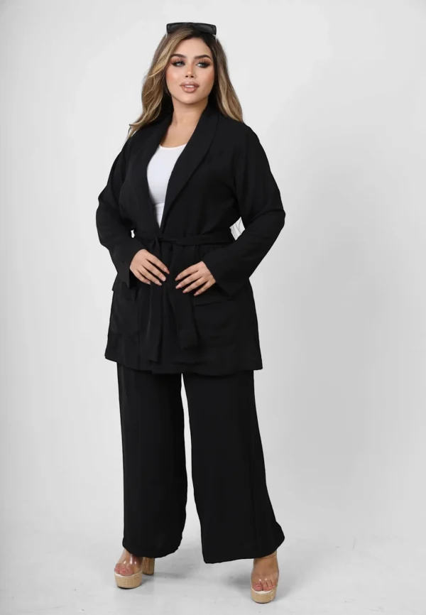 Black Set - two pieces (Pant & Shirt) - Image 2