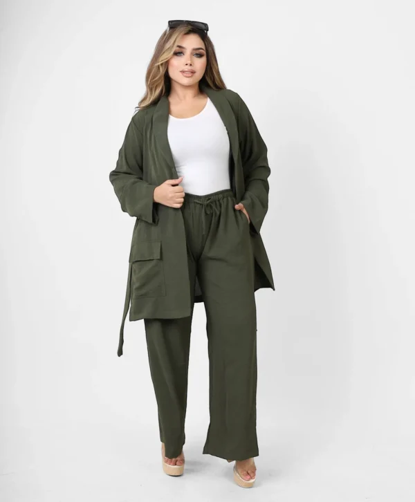 Olive Set - two pieces (Pant & Shirt) - Image 5