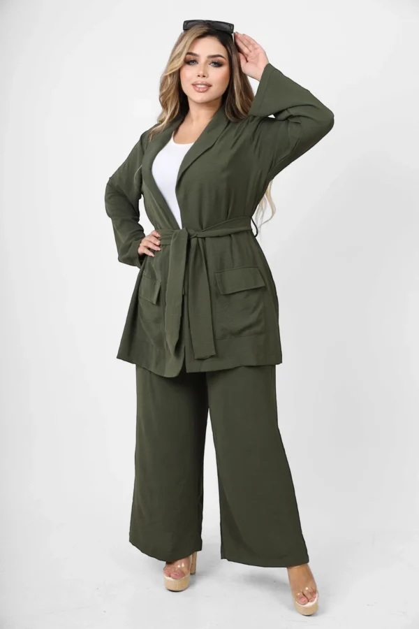 Olive Set - two pieces (Pant & Shirt) - Image 3