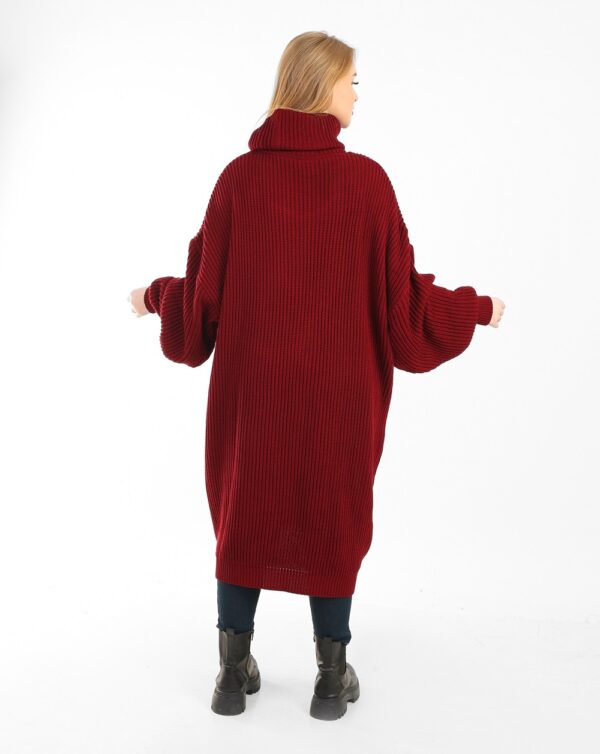 Long OverSize Pullover Burgundy