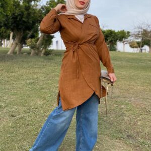 Long Linen Blouse