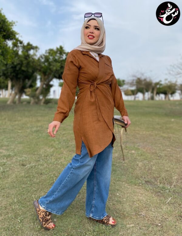 Long Linen Blouse
