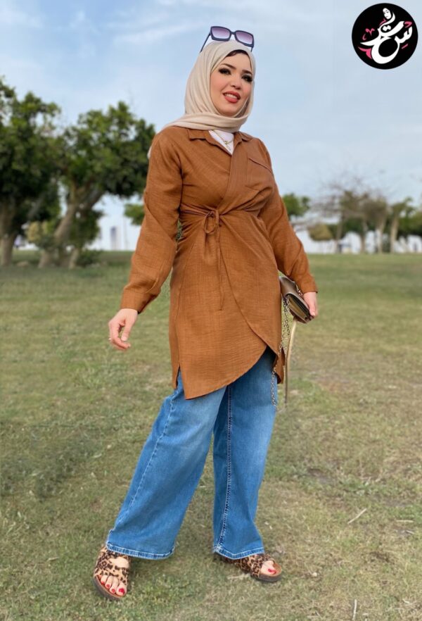 Long Linen Blouse