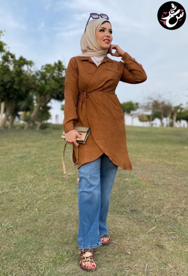 Long Linen Blouse