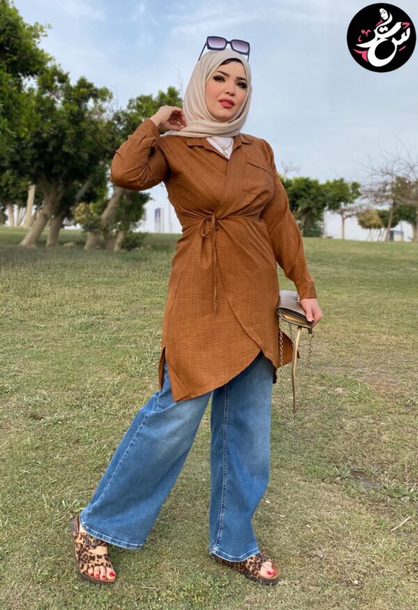 Long Linen Blouse
