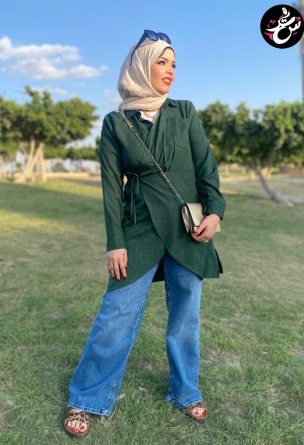 Long Linen Blouse