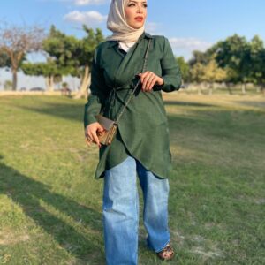 Long Linen Blouse