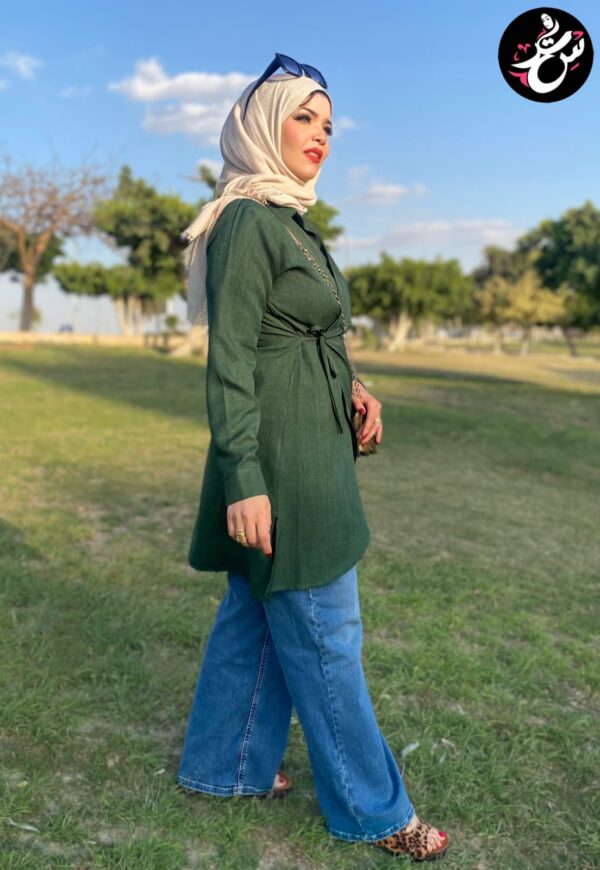 Long Linen Blouse