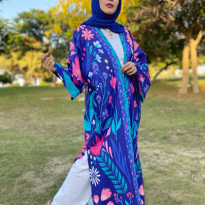 Long Colorful Cardigan